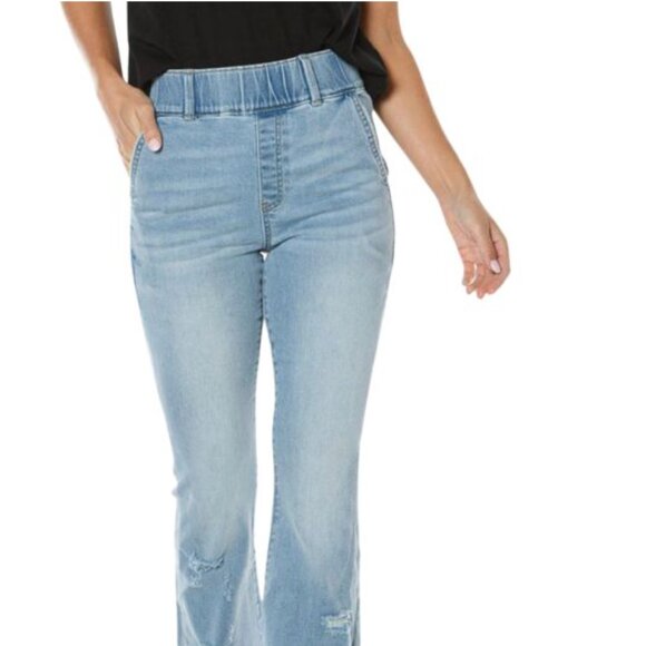 Juicy Couture Malibu Raw hem Flared Jeans-Size 32 - Picture 2 of 12